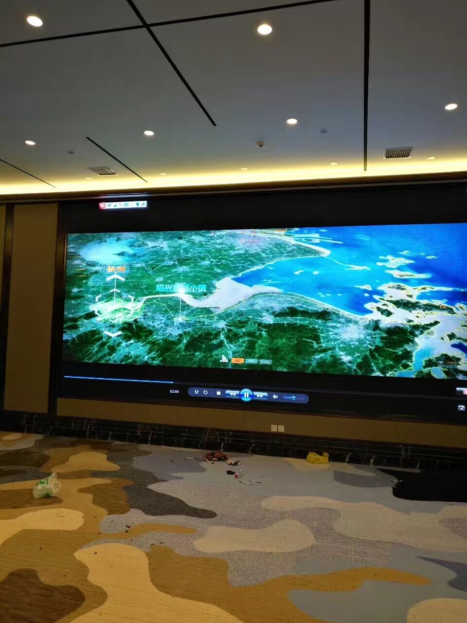 湖州练市文化中心室内P4